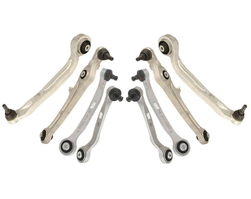 Audi Suspension Control Arm Kit - Front (8 Pieces) 4F0407694H - Lemfoerder 3088390KIT